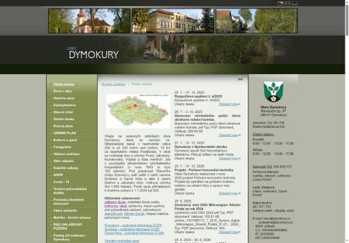 Zobrazit webové stránky Obecní úřad Dymokury