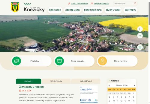 Zobrazit webové stránky Obecní úřad Kněžičky