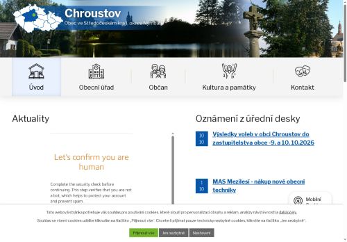 Zobrazit webové stránky Obecní úřad Chroustov