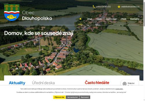 Zobrazit webové stránky Obecní úřad Dlouhopolsko
