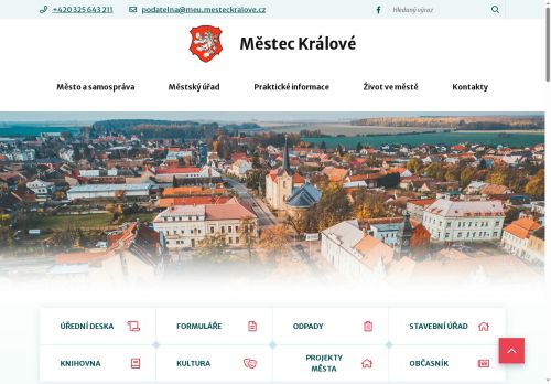 Zobrazit webové stránky Městský úřad Městec Králové