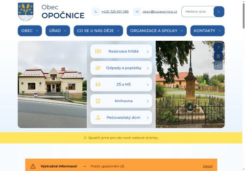Zobrazit webové stránky Obecní úřad Opočnice