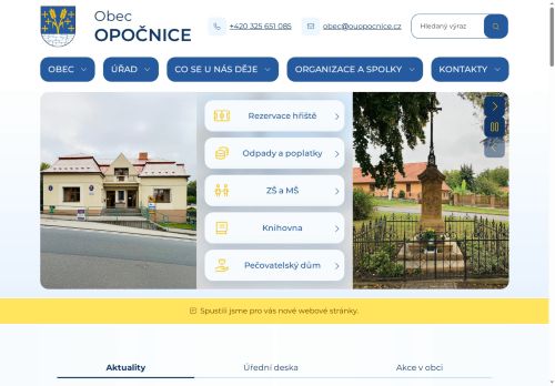 Zobrazit webové stránky Obecní úřad Opočnice