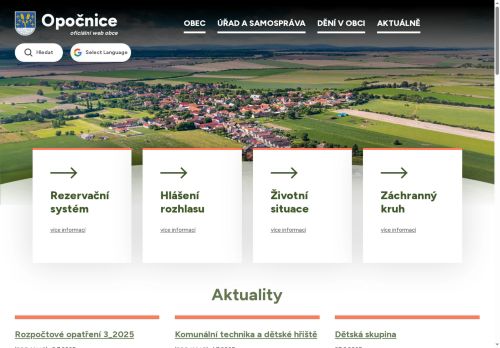 Zobrazit webové stránky Obecní úřad Opočnice