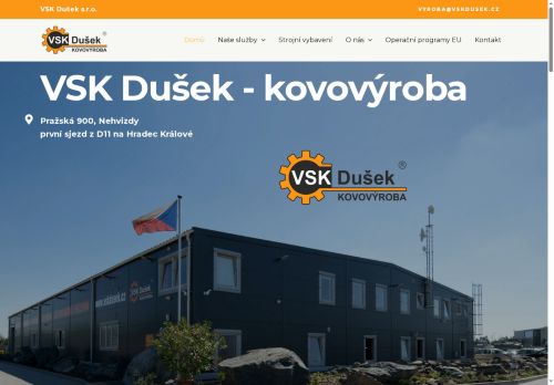 VSK Dušek s.r.o. nabízí práci na pozici pomocník na řezacím laseru v obci Nehvizdy