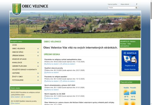Zobrazit webové stránky Obecní úřad Velenice