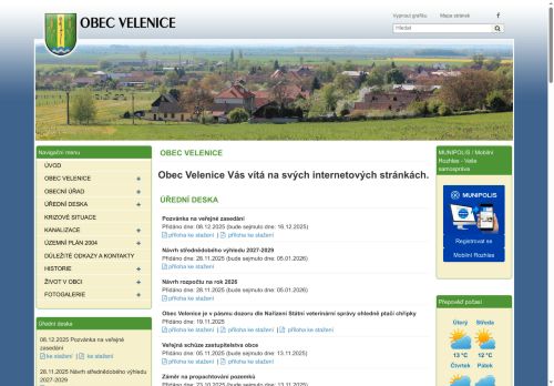 Zobrazit webové stránky Obecní úřad Velenice