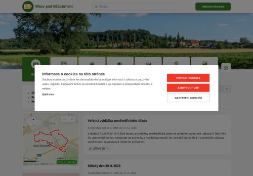 Zobrazit webové stránky Obecní úřad Vlkov pod Oškobrhem