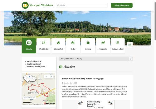 Zobrazit webové stránky Obecní úřad Vlkov pod Oškobrhem