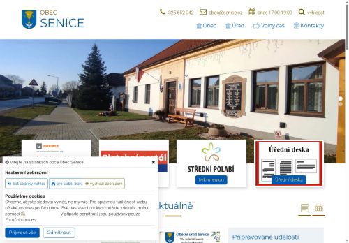 Zobrazit webové stránky Obecní úřad Senice