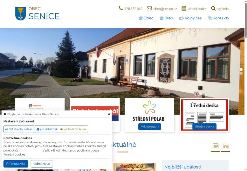 Zobrazit webové stránky Obecní úřad Senice