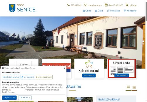Zobrazit webové stránky Obecní úřad Senice
