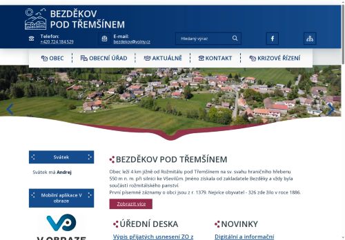 Zobrazit webové stránky Obecní úřad Bezděkov pod Třemšínem