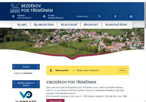 Zobrazit webové stránky Obecní úřad Bezděkov pod Třemšínem