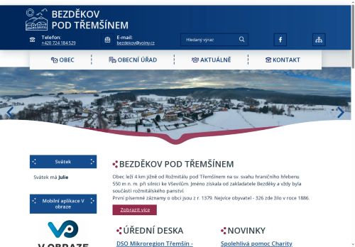 Zobrazit webové stránky Obecní úřad Bezděkov pod Třemšínem