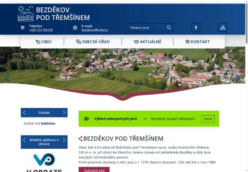 Zobrazit webové stránky Obecní úřad Bezděkov pod Třemšínem
