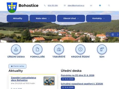 Obecní úřad Bohostice