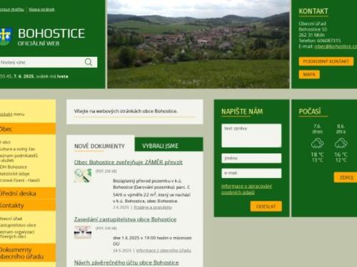Obecní úřad Bohostice