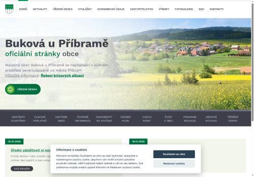 Zobrazit webové stránky Obecní úřad Buková u Příbramě