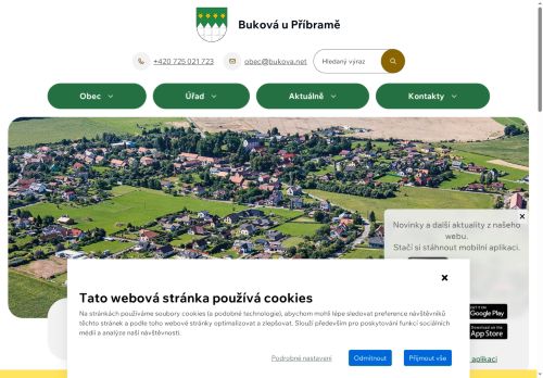 Zobrazit webové stránky Obecní úřad Buková u Příbramě