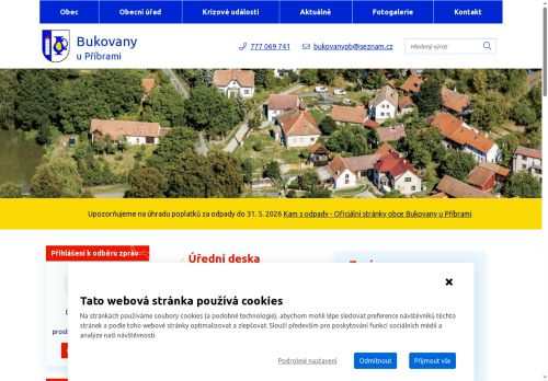 Zobrazit webové stránky Obecní úřad Bukovany