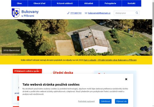 Zobrazit webové stránky Obecní úřad Bukovany
