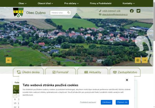 Zobrazit webové stránky Obecní úřad Dubno