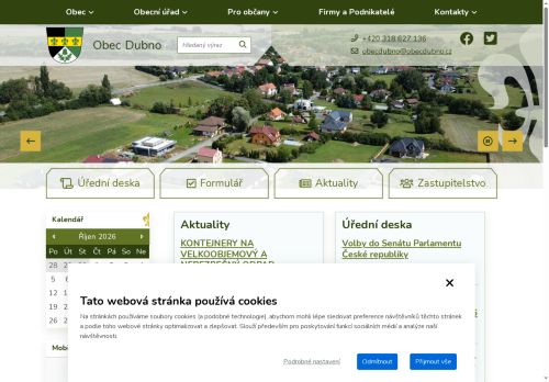 Zobrazit webové stránky Obecní úřad Dubno