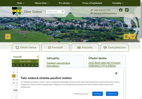 Zobrazit webové stránky Obecní úřad Dubno