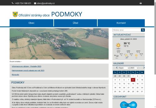Zobrazit webové stránky Obecní úřad Podmoky
