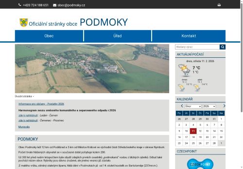 Zobrazit webové stránky Obecní úřad Podmoky