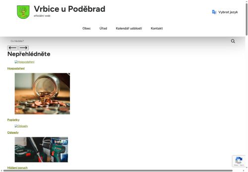 Zobrazit webové stránky Obecní úřad Vrbice