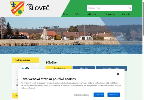 Zobrazit webové stránky Obecní úřad Sloveč