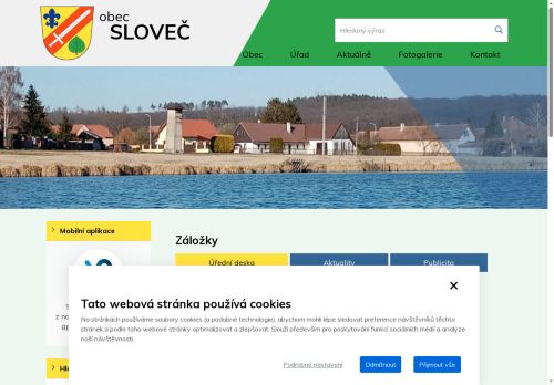 Zobrazit webové stránky Obecní úřad Sloveč