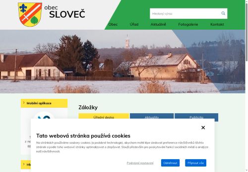 Zobrazit webové stránky Obecní úřad Sloveč