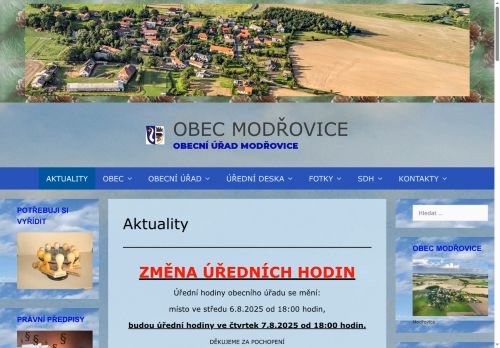Zobrazit webové stránky Obecní úřad Modřovice