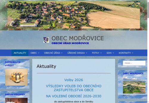Zobrazit webové stránky Obecní úřad Modřovice
