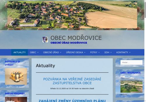 Zobrazit webové stránky Obecní úřad Modřovice