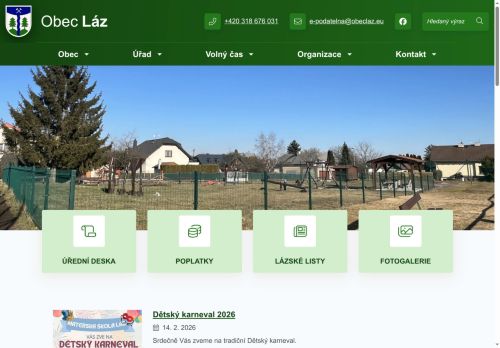 Zobrazit webové stránky Obecní úřad Láz