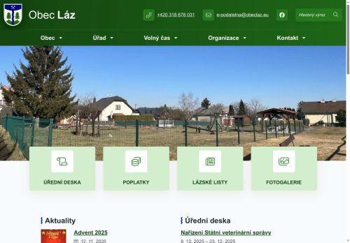 Zobrazit webové stránky Obecní úřad Láz