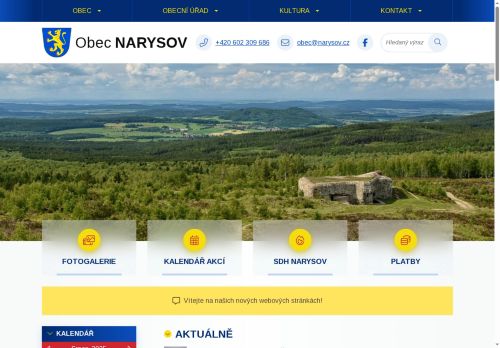 Zobrazit webové stránky Obecní úřad Narysov
