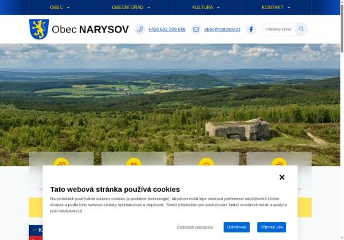 Zobrazit webové stránky Obecní úřad Narysov
