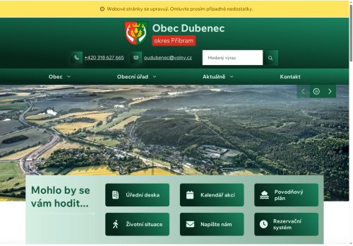 Zobrazit webové stránky Obecní úřad Dubenec