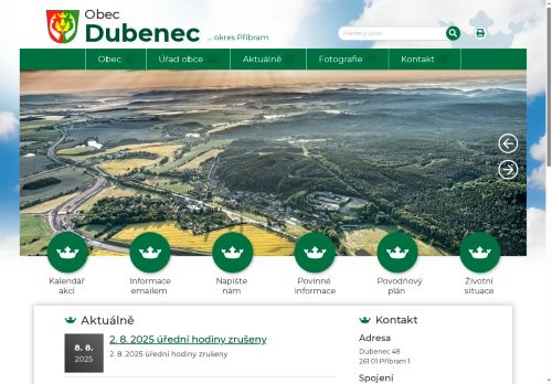 Zobrazit webové stránky Obecní úřad Dubenec