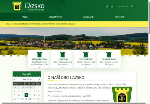 Zobrazit webové stránky Obecní úřad Lazsko