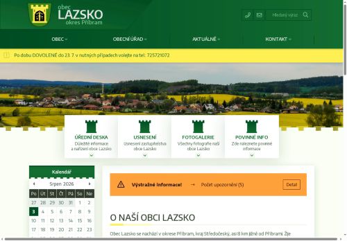 Zobrazit webové stránky Obecní úřad Lazsko