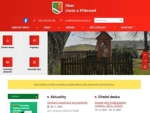 Obecní úřad Lhota u Příbramě