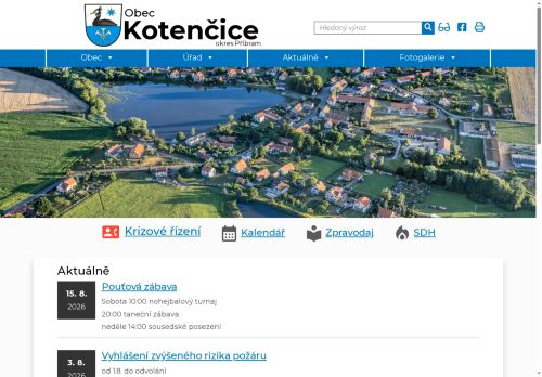Zobrazit webové stránky Obecní úřad Kotenčice