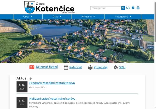 Zobrazit webové stránky Obecní úřad Kotenčice