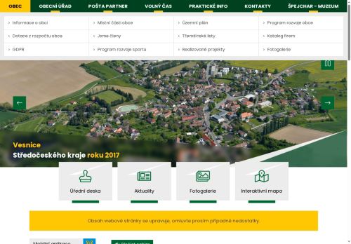 Zobrazit webové stránky Obecní úřad Hvožďany